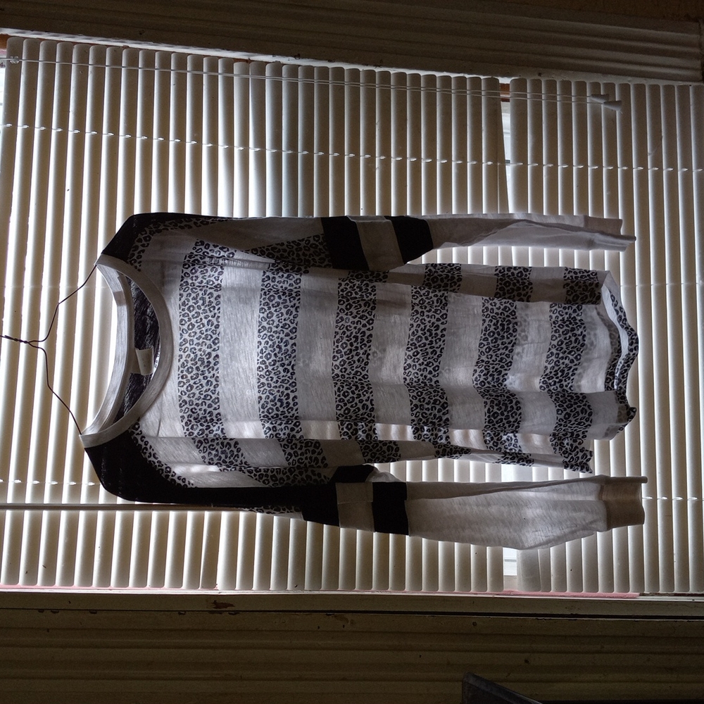 Victoria secret cheetah long-sleeved  shirt